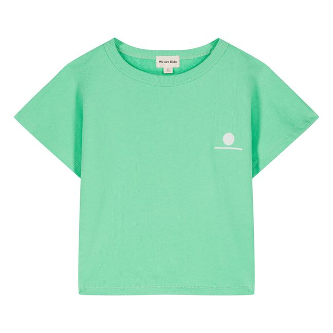 Brad Organic Molleton T-Shirt | Green