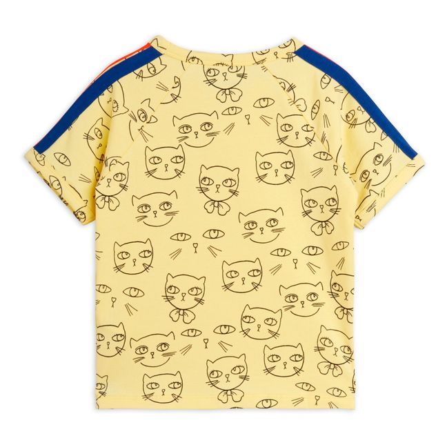 T-Shirt Cathlete Coton Bio | Jaune