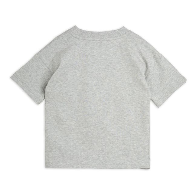 T-Shirt Club Muscle Bio-Baumwolle | Grau Meliert