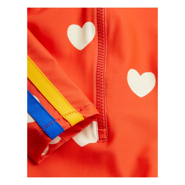 Heart Swimsuit Recycled Material | Red