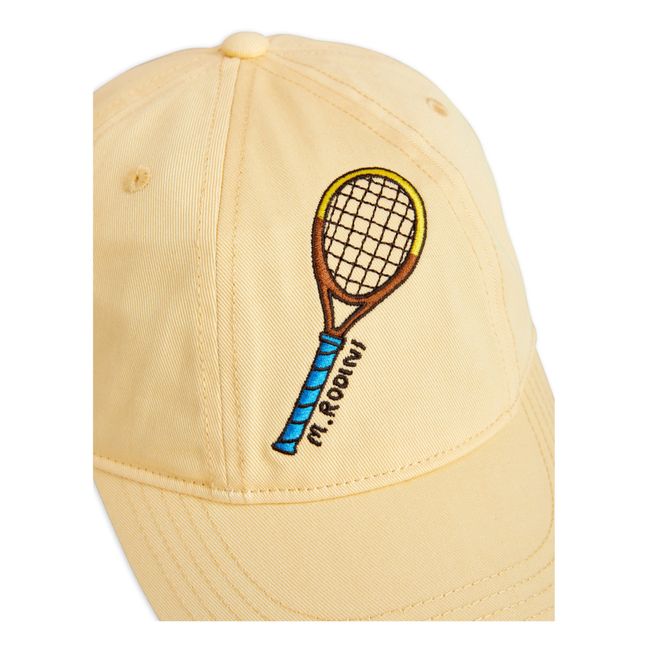 Cappellino da tennis in cotone biologico | Giallo chiaro