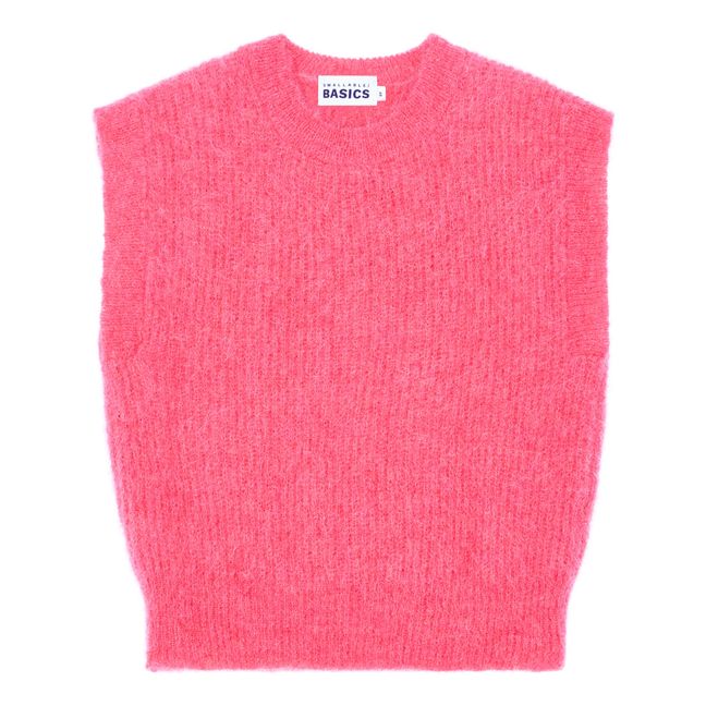 Girls' Sleeveless Alpaca Sweater