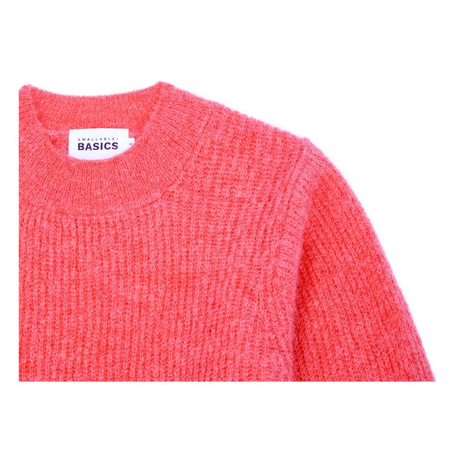 Jersey de alpaca sin mangas para mujer | Rojo Frambuesa