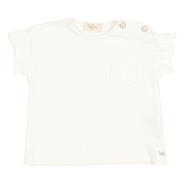 T-shirt Poche Lin Bébé | Blanc