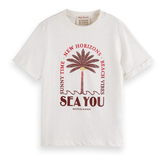 Sea You T-shirt | Ecru