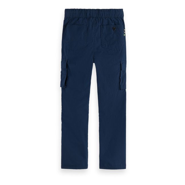 Pantalones con bolsillos fluidos | Azul Noche