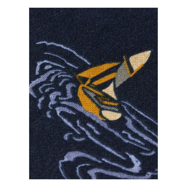 Sweatshirt Segelschiffe | Nachtblau