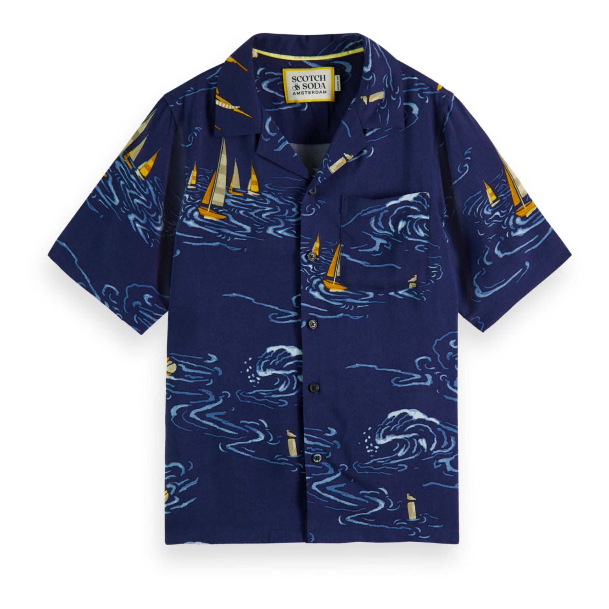 Scotch & Soda - Chemisette Voiliers - Midnight blue | Smallable