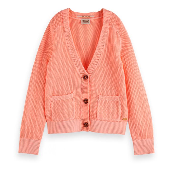 Cárdigan Verde De Punto Mullido De COLLUSION