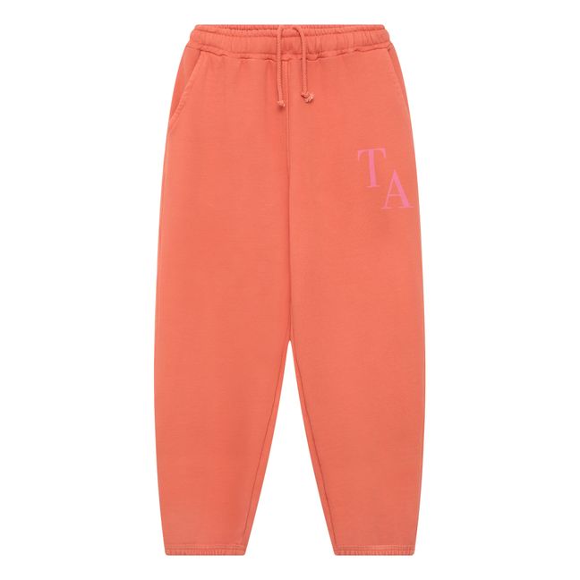 Jogger n°01 Embroidered | Coral