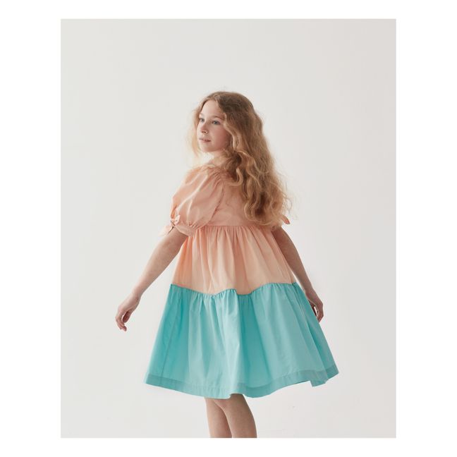 Cotton Poplin Dress | Peach