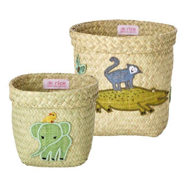 Animal storage baskets - Set of 2