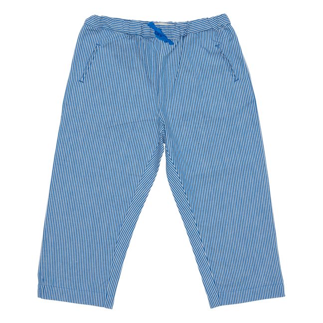 Pantaloni a righe  | Blu
