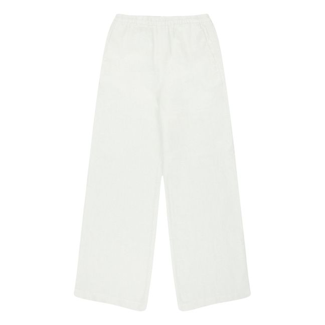 Pantaloni in lino Blazingstar | Bianco