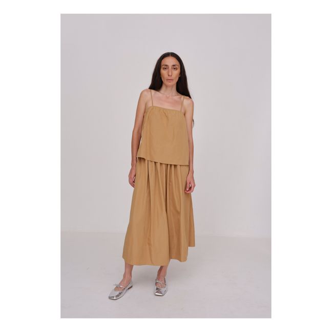 Miss Recycled Fibers skirt | Camel