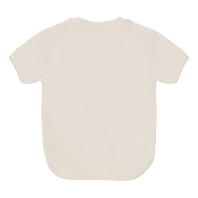 Cones Organic Cotton T-Shirt | Ecru