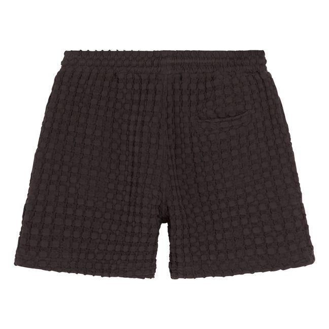 Pantalones cortos Porto Waffle | Negro