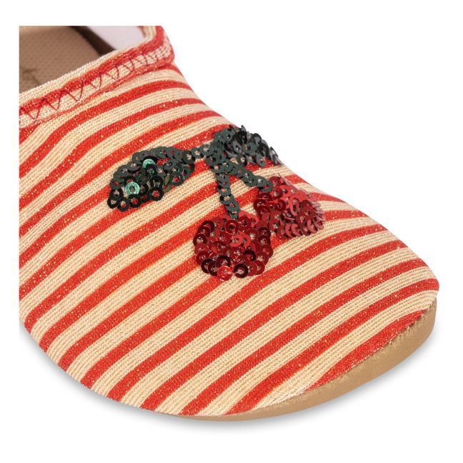 Jade Glitter Beach Shoes | Terracotta