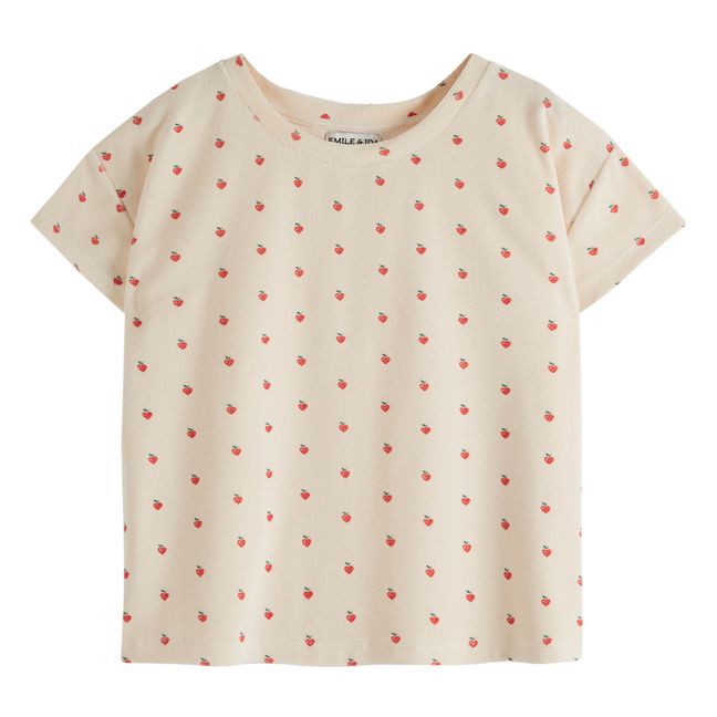 T-Shirt Zemo Herzchen Frottee - Damenkollektion | Seidenfarben