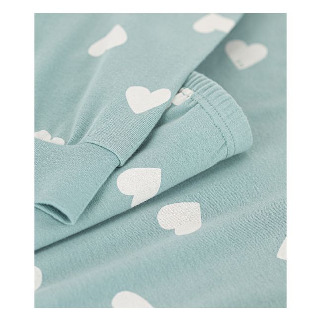 Madiane Conjunto de pijama con corazones - Colección Mujer | Salvia
