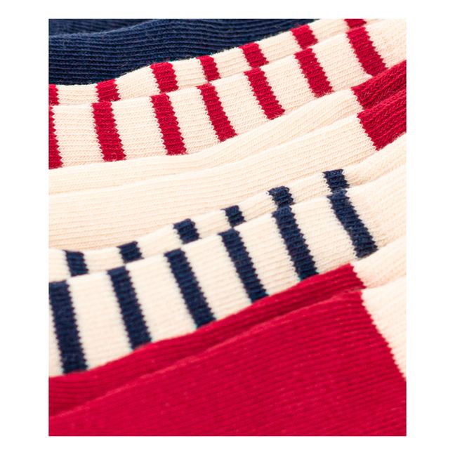 Pack of 5 Striped Baby Socks | Beige