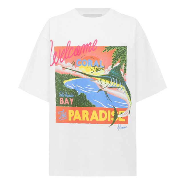 Camiseta de algodón ecológico Coral Bay | Crudo