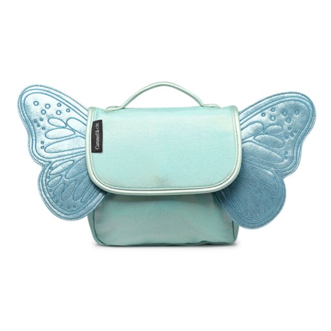 Iridescent Butterfly satchel | Blue