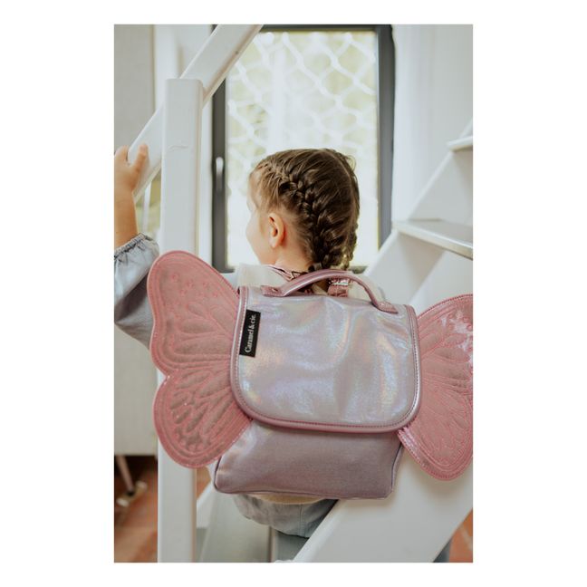 Iridescent Butterfly satchel | Purple