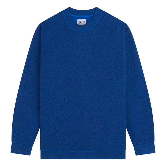 Sweatshirt Terry Baumwolle | Blau