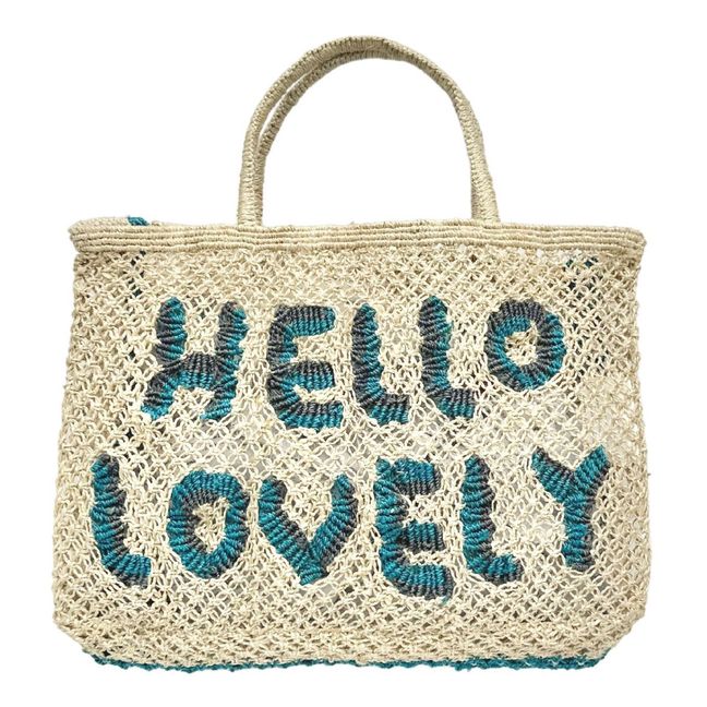Hello Lovely Small Basket | Navy blue