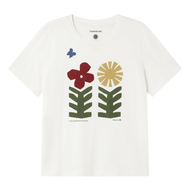 T-shirt Ida Methamorphosis Cotone organico | Bianco