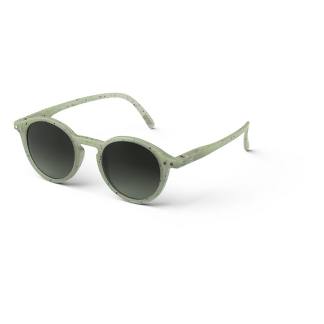 Sonnenbrille #D Gesprenkelter Effekt Junior | Wassergrün