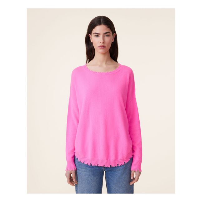 Mela Cashmere Sweater | Pink