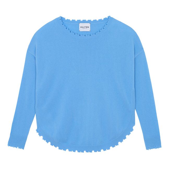 Mela Cashmere Sweater | Blue