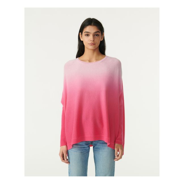 Jessy Dye Cashmere Sweater | Candy pink