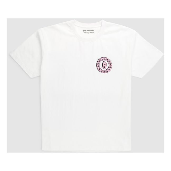 Collaborazione Bisous x Atelier de Nîmes - T-shirt ADN | Bianco