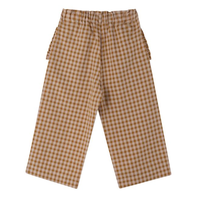 Pantalones de pijama Vichy | Camel