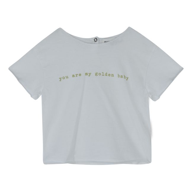 T-Shirt Gold | Weiß