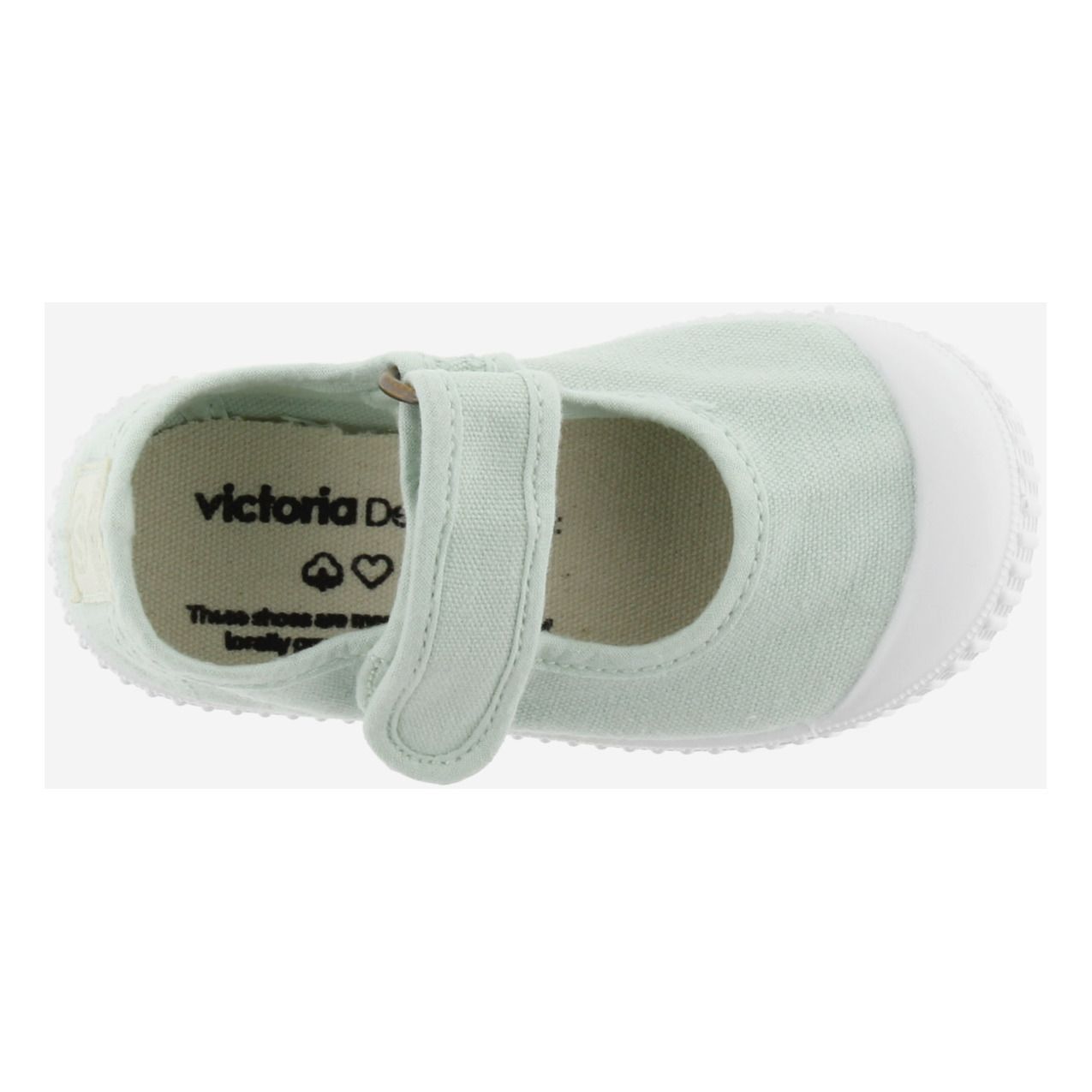 Victoria Mercedes Tira Lona Scratch Sneakers Green water