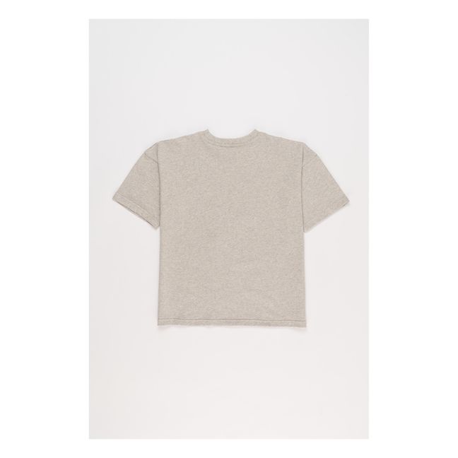 T-Shirt Anchovies Coton Bio | Gris chiné