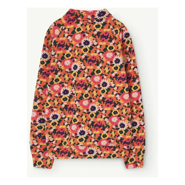 Sweatshirt Seahorse Blumen | Orange