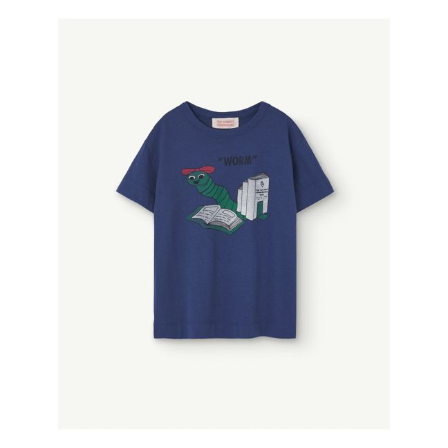 T-Shirt Rooster Worm | Bleu marine