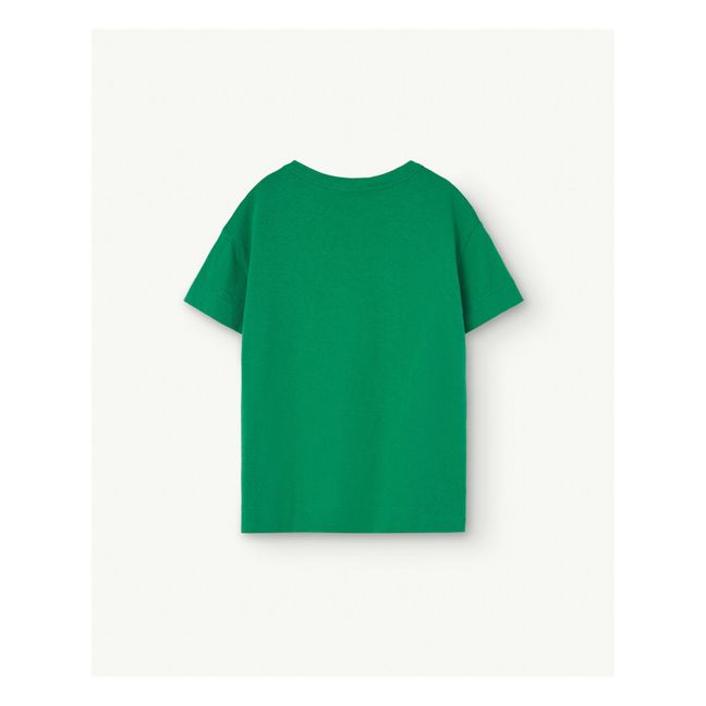 Camiseta Rooster Flower | Verde