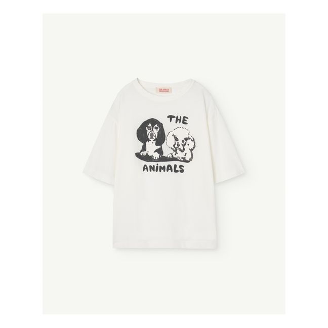 T-Shirt Rooster Oversize Chien | Blanc