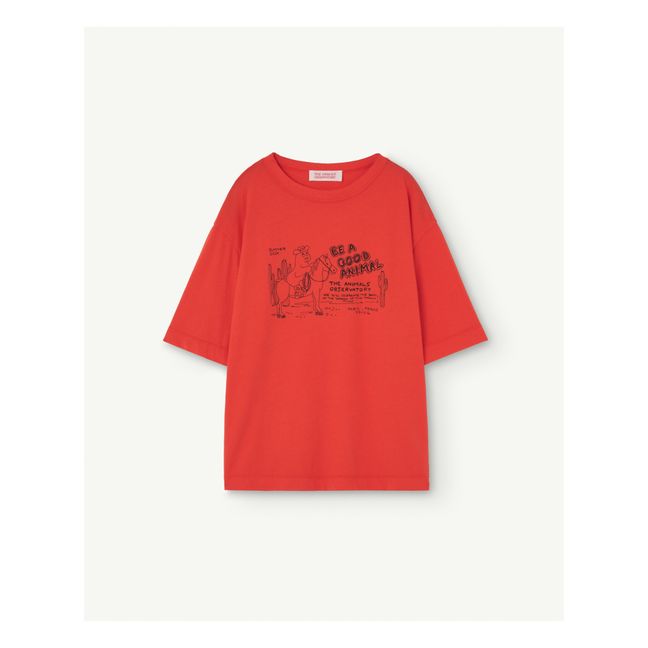 T-Shirt Rooster Oversize Phantom | Rot
