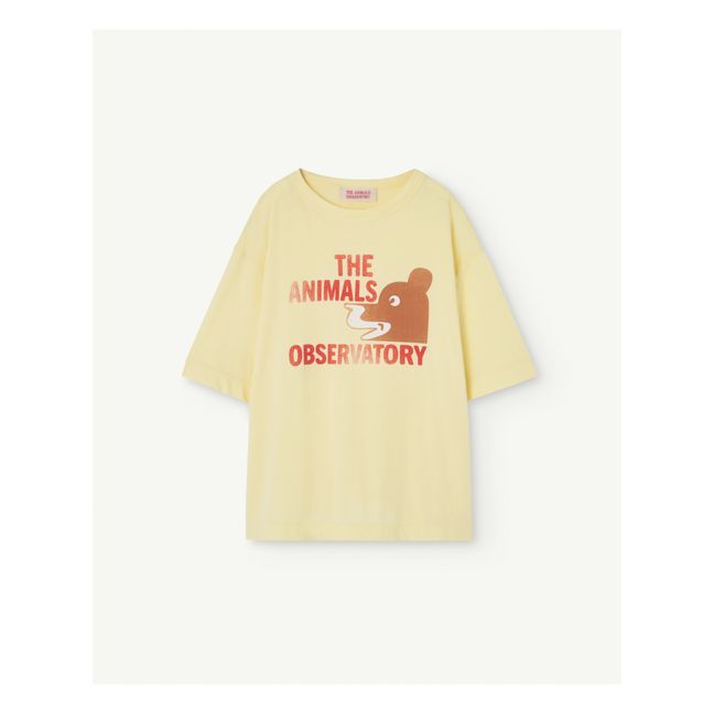 Camiseta Rooster Oversize Bear | Amarillo palo