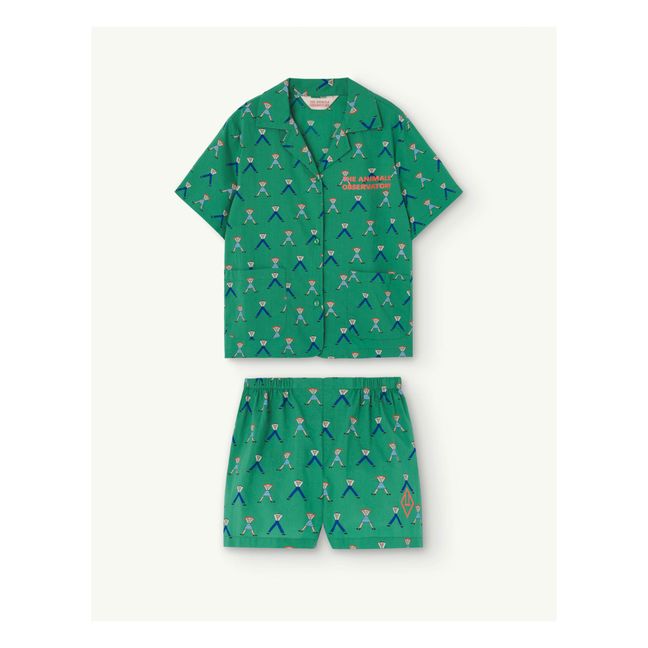 Magpie Shirt und Shorts Set | Grün