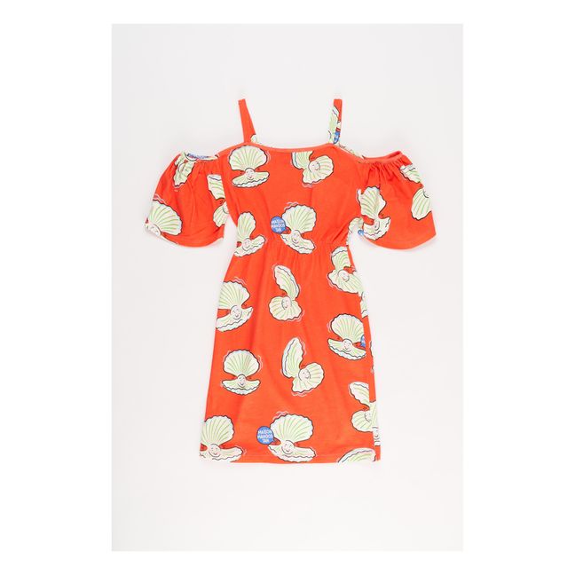 Robe Oysters Coton Bio | Rouge