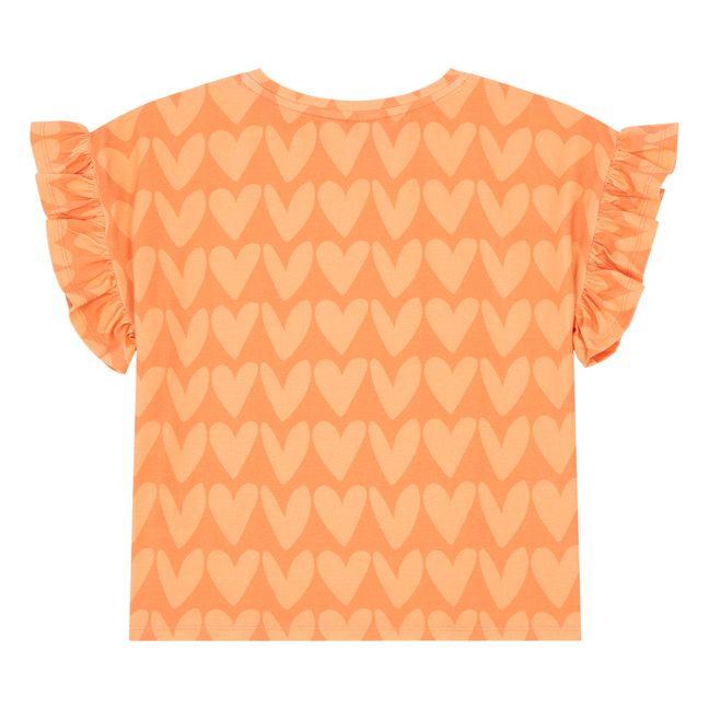 T-shirt a maniche corte in cotone biologico | Arancione