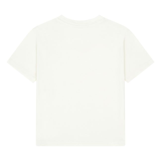 T-Shirt mit kurzen Ärmeln aus Bio-Baumwolle | Seidenfarben